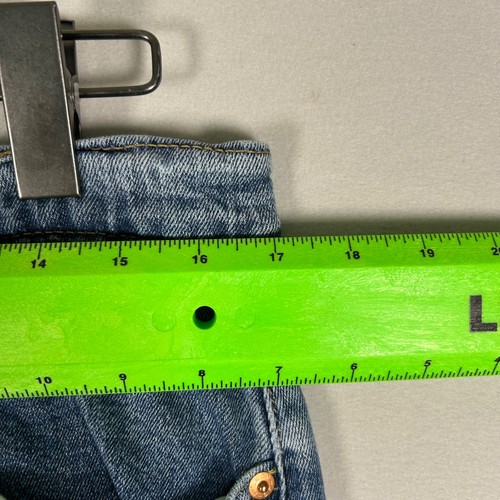 Jeans Levi’s 505 regular fit uomo W34 L30 blu denim cerniera mosca classico - Foto 11 di 12