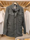 G-STAR RAW COAT MEDIUM DARK KHAKI COTTON NEW FLEET GARBER TRENCH JACKET MEN