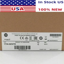 In Stock US Allen Bradley 1734-AENTR Point I/O Dual Port Network Adapter Module