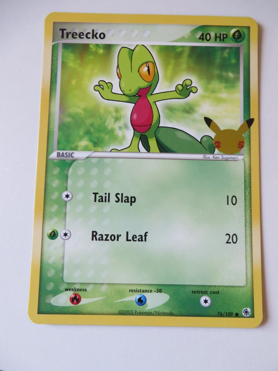 【希少】Treecko キモリ 76/109 ● eカード English キラ Treecko 076/109 First Partner Pack for sale | eBay