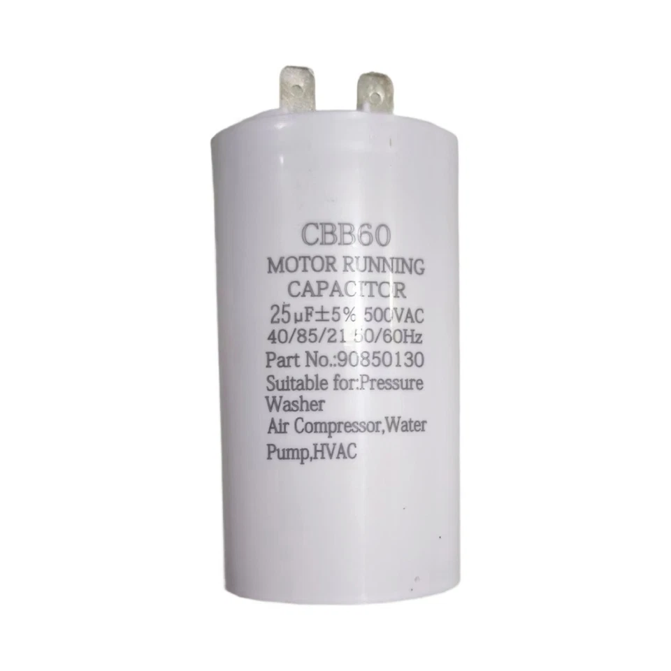 1 pc Start Capacitor 25uf Replacement fit KARCHER Pressure Washer K3 K4 K5 K6