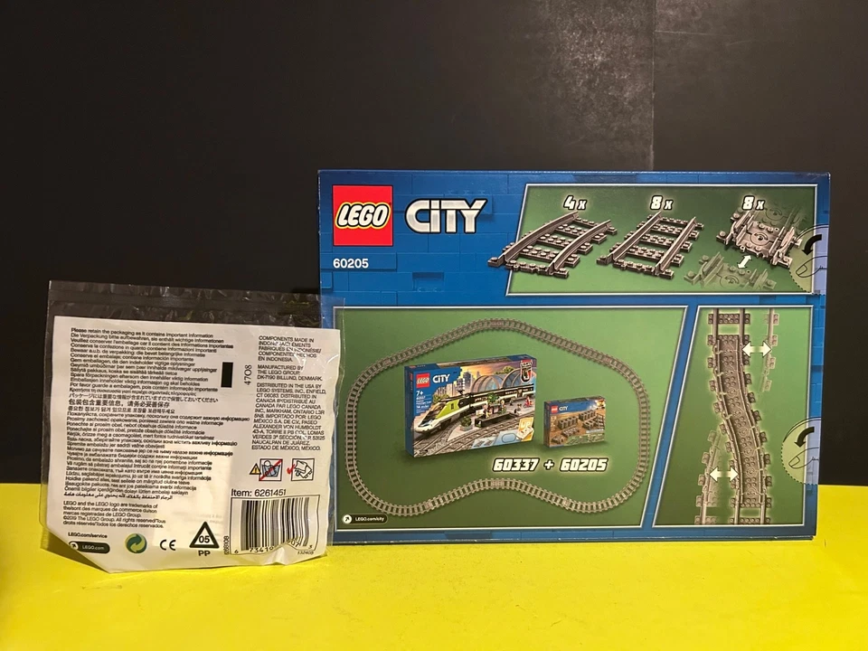 Lego POWER UP Color & Distance Sensor 88007 & City Tracks 60205 BOTH NEW!! - Image 2 of 2