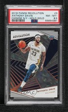 2018 Panini Revolution Chinese New Year Holo Gold 2/8 Anthony Davis PSA 8.5 n8q