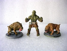Fallout Wasteland Warfare  Mutant Hounds and Nanoforce Supermutant Painted