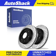 Front Drilled Slotted Brake Rotors for 2007 Chevy Silverado 1500 Classic