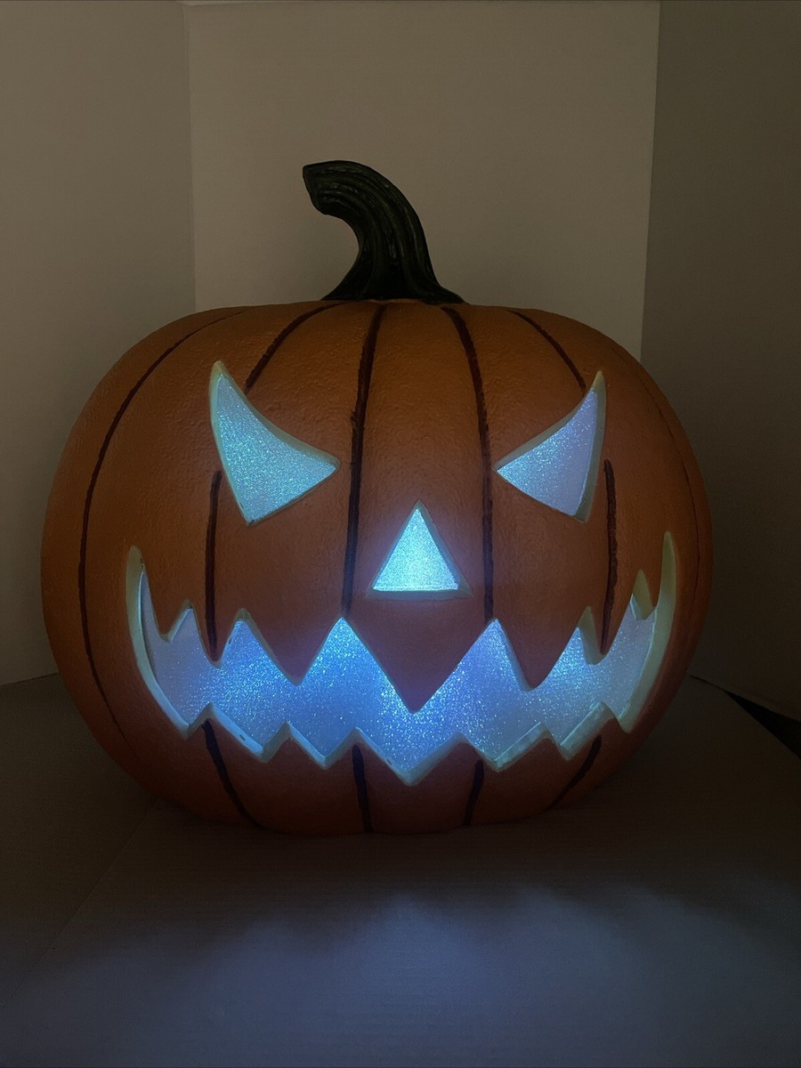Costco Jack O Lantern Pumpkin 17 inch Figurine - Orange