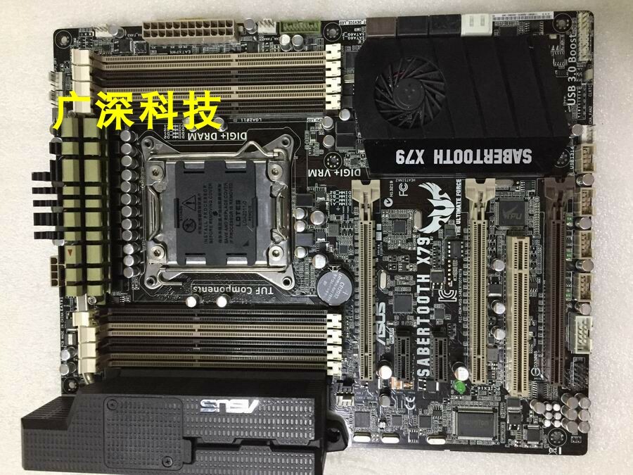 CPU付き　ASUS　SABERTOOTH X79　LGA2011 ASUS SABERTOOTH X79 LGA 2011 Socket DDR3 Intel X79 SATA 6Gb