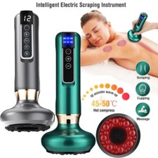 Electric Cupping Suction Vacuum Scraping Gua Sha Anti Cellulite Massage Therapy
