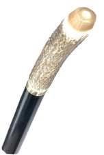 Vintage Antique Antler Stag Handle Knob Swagger Walking Stick Cane