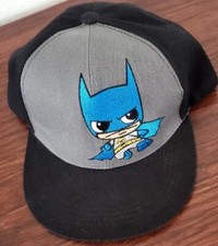 Batman Embroidered Six Flags Hat Snapback Cap Adjustable One Size Used