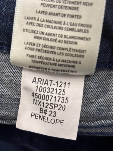 Ariat Jeans Womens Size 34W 32L Blue Western Wear Trouser Denim Stretch  NWT - Picture 9 of 12