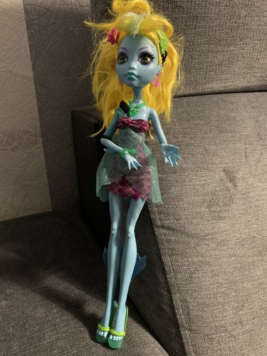Monster High 13 Wünsche Lagoona Blaue Puppe 2013 Gelbes Haar - Bild 2 von 6