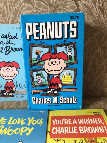 Vintage Peanuts von Charles M. Schulz Buch Geschenkbox #2 - 6 Bücher Set mit Etui - Bild 2 von 12