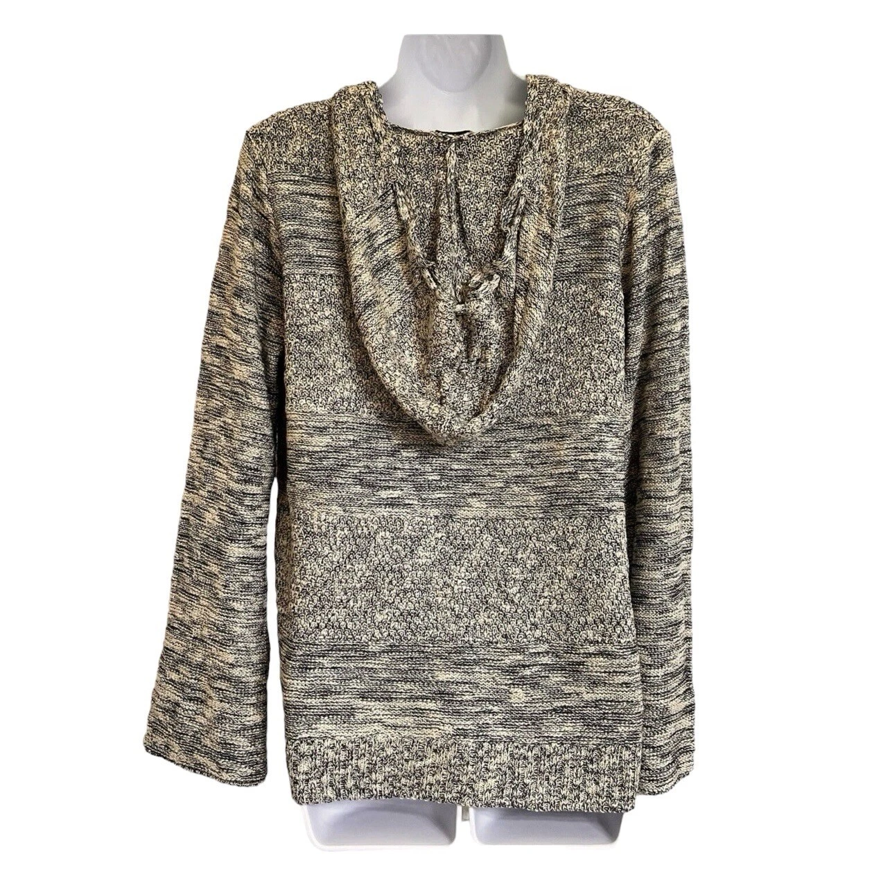 VETEMENTS Maglione One World pull over taglia PL tasche canguro felpa blu maniche lunghe