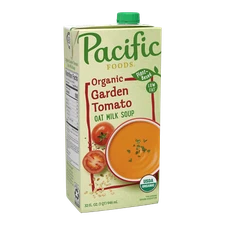 Pacific Foods Soup Oat Milk Garden Tomato 32 fl. oz (Pack of 12)