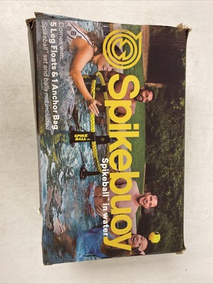 SpikeBuoy Spikeball in water 5 leg floats and 1 anchor bag 