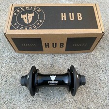 PREMIUM TEAM FRONT  3/8 HUB 36H BLACK BMX BIKE HUBS FIT CULT SHADOW KINK SUNDAY