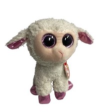 Ty Beanie Boos Twinkle Lamb Plush Stuffed Animal Toy Sparkle Eyes 6"