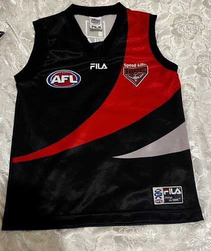 Essendon FILA Jumper Training MEDIUM Vintage 2000 Premiers Rare Jersey Guernsey - Picture 3 of 22