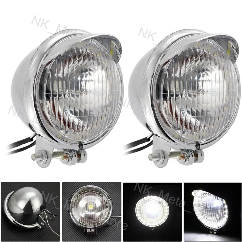 Passing Spot Light LED Angel Eyes For Honda Shadow ACE Aero VT 750 1100 VLX 600 Foto 2 de 4