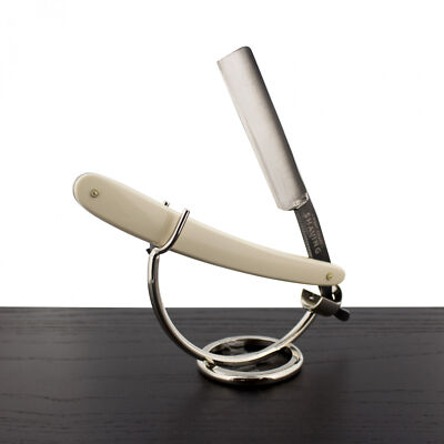 West Coast Shaving Ivory-Colored Straight Razor, 5/8 Carbon Steel