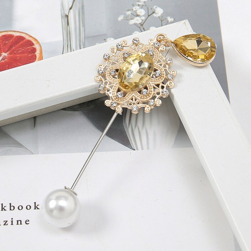 2pcs Women Hijab Pearl Pins Scarf Safety Clip Pins Muslim Headscarf Pins Brooch - Picture 8 of 40