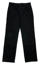 Cat  Jack Chino Pants Kids Boys 10 Black Straight Leg Adjustable Waist