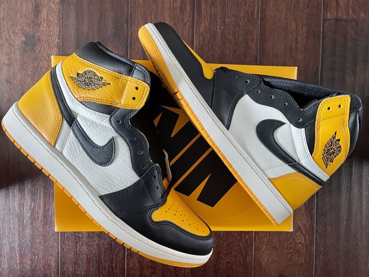Nike Air Jordan 1 Retro High OG Taxi Yellow Toe 555088-711 Nike Air Jordan 1 Retro High OG Taxi Yellow Toe 555088-711