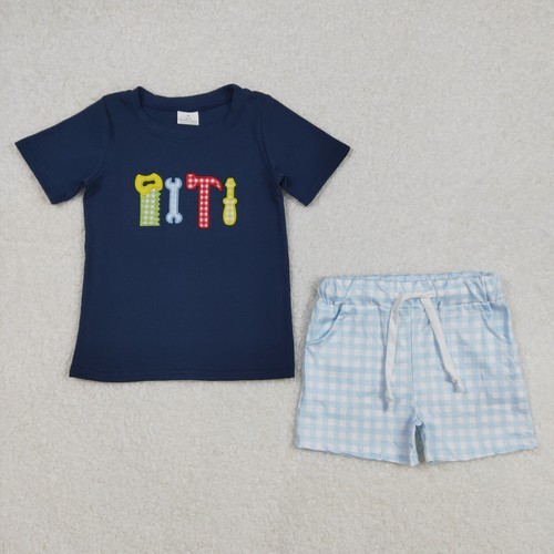Baby Boys Summer Outfit Beach Castle Shirt Shorts Sets - Picture 3 of 22