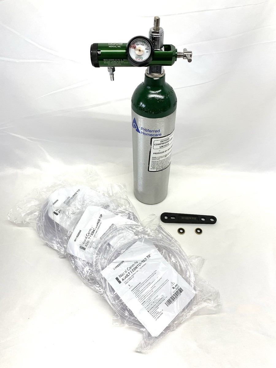 M6 B Medical Oxygen Tank Cylinder Starter Kit With Regulator, 2024