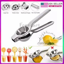 Stainless Steel Kitchen & Bar Lemon Orange Lime Squeezer Juicer Hand Press Tool