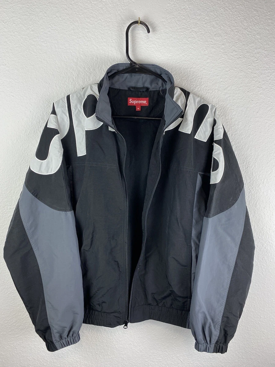 SUPREME F/W '19 Shoulder Logo Track Jacket Black Men's