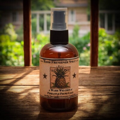 Primitive Herbal Star 'PINEAPPLE POUNDCAKE' Room Freshener & Linen Spray 4 OZ
