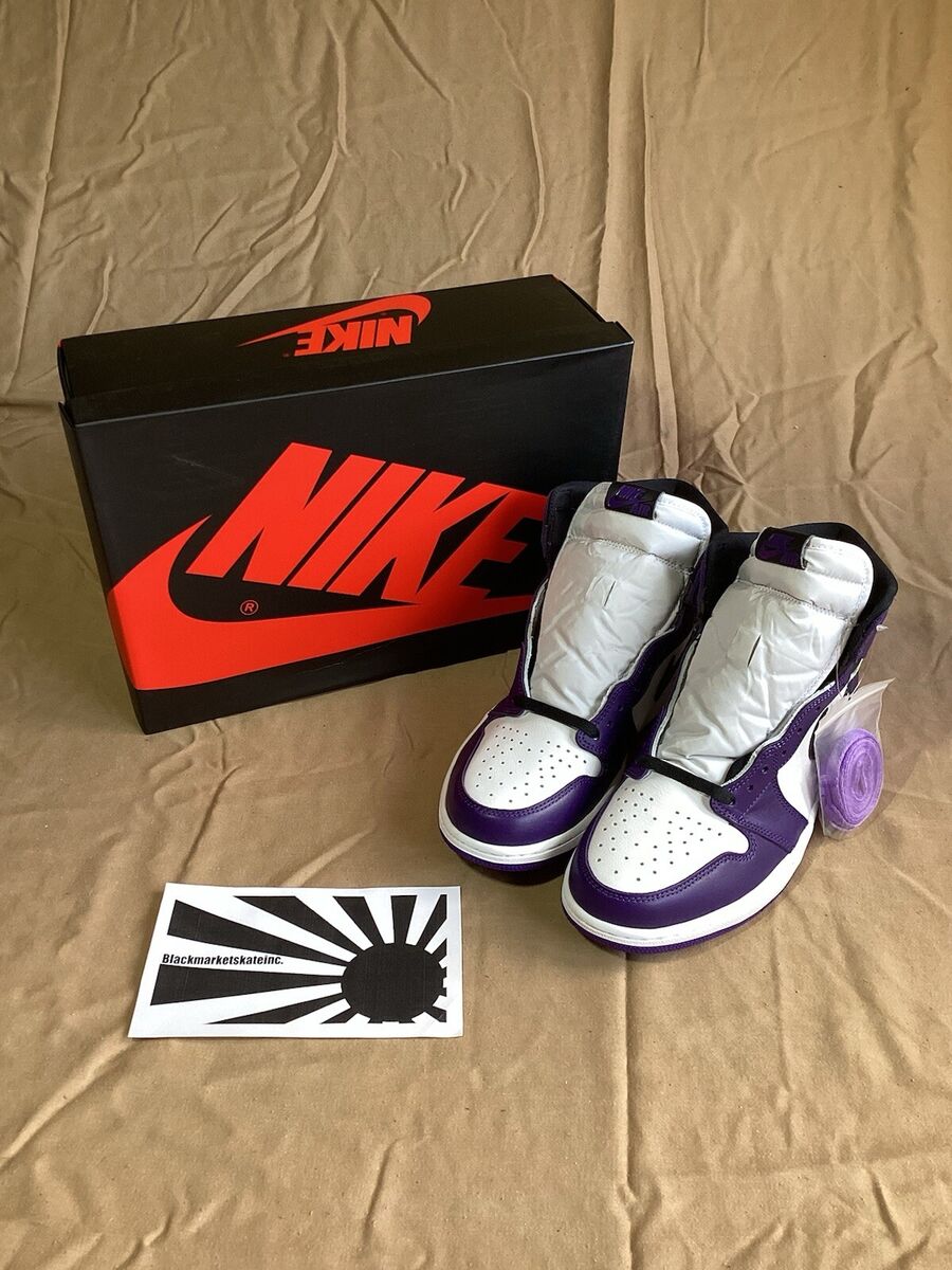 Nike Jordan 1 Retro OG High Court Purple 2.0 Men's Size 10.5 Nike Jordan 1 Retro OG High Court Purple 2.0 Men's Size 10.5