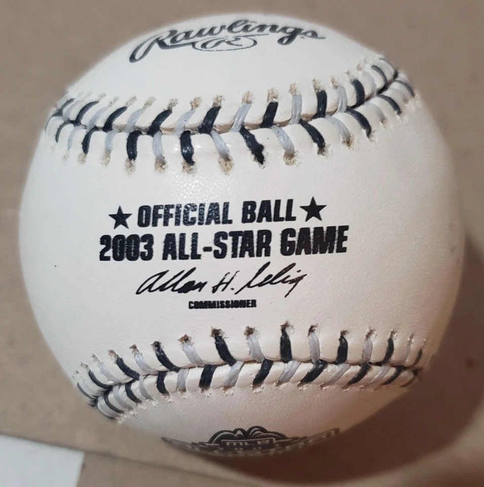MLB All Star Game 2003 béisbol firmado x4 Chicago White Sox Loaiza Manuel Everet Foto 2 de 4