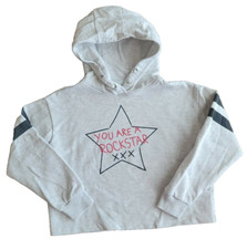 dip Girls You Are A Rock Star Hoodie Gray Size M 8-10
