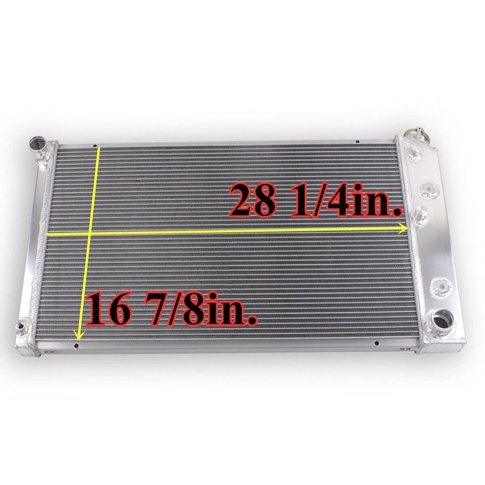 Cubierta de ventilador de radiador de 4 filas para furgoneta 72-74 GMC G25/G2500 (submodelo: Rally, Vandura) Foto 4 de 4