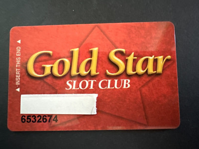 Magic Star Gold Rush Casino Player Rewards Slot Card Las Vegas Nevada Vintage