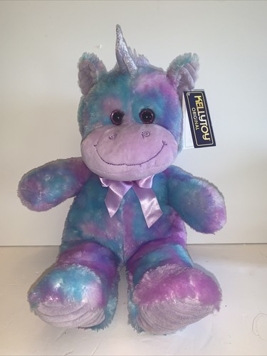 Kellytoy Original Tie Dye 16” Plush Unicorn 2018 New