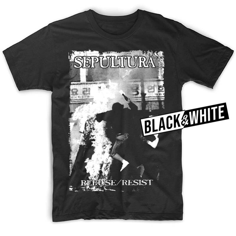 T-shirt Sepultura Refuse/Resist - Taille XL, Noir, Occasion Très Bon état