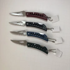 Rite Edge Lockback Folding Knives Set Of 4 Assortment 2.5 Inch Blade