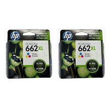 2 PK Genuine HP 662XL color Ink Cartridge CZ105AL for Deskjet 1515 2515 2545
