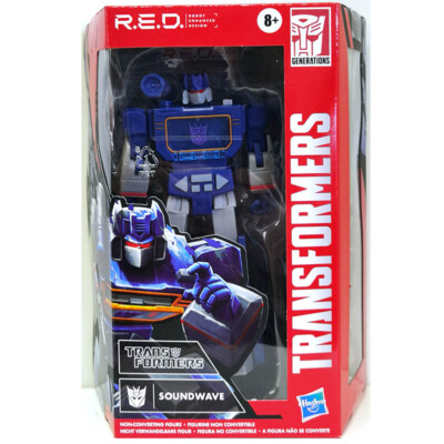 Transformers Soundwave R.E.D. Series 6'' Action Figure Hasbro Official
