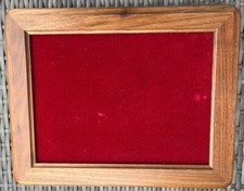Barhill Genuine Walnut Made in USA Vintage Brass Plate 15 x 11