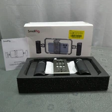 SmallRig Universal Phone Cage All-in-One Video Kit Basic w/Side Handle(2022)4121