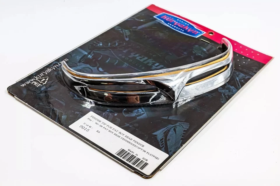 Punta guardabarros trasero Kuryakyn cromada Harley Davidson Fat Boy FLSTF 1990-2006 - 9015 Foto 4 de 4