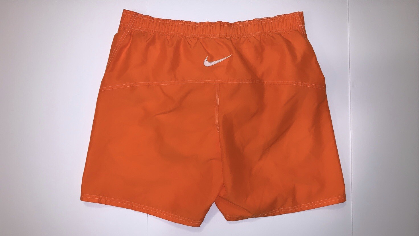 nike swoosh logo swim shorts
