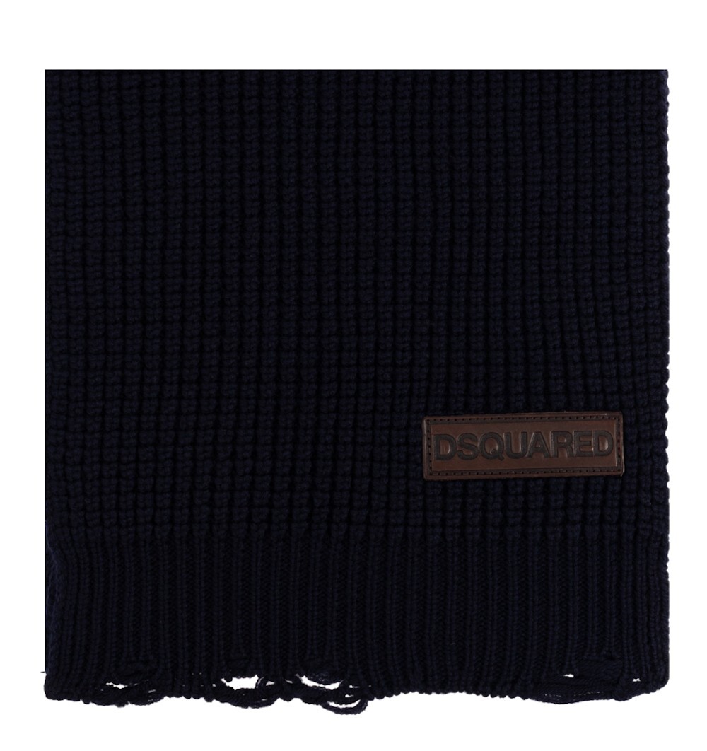 НАШИВКА С ЛОГОТИПОМ DSQUARED2 ВЯЗАНЫЙ ШЕРСТЯНОЙ ШАРФ SCHAL СДЕЛАНО В ИТАЛИИ KNM016501W000013073 38090₽