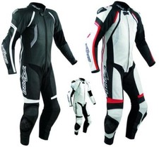 Lederkombi Lederanzug Motorrad Sport CE Prote...