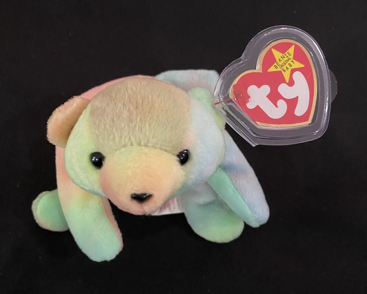 Ty Beanie Babies Sammy The Bear rare with tag errors 1998
